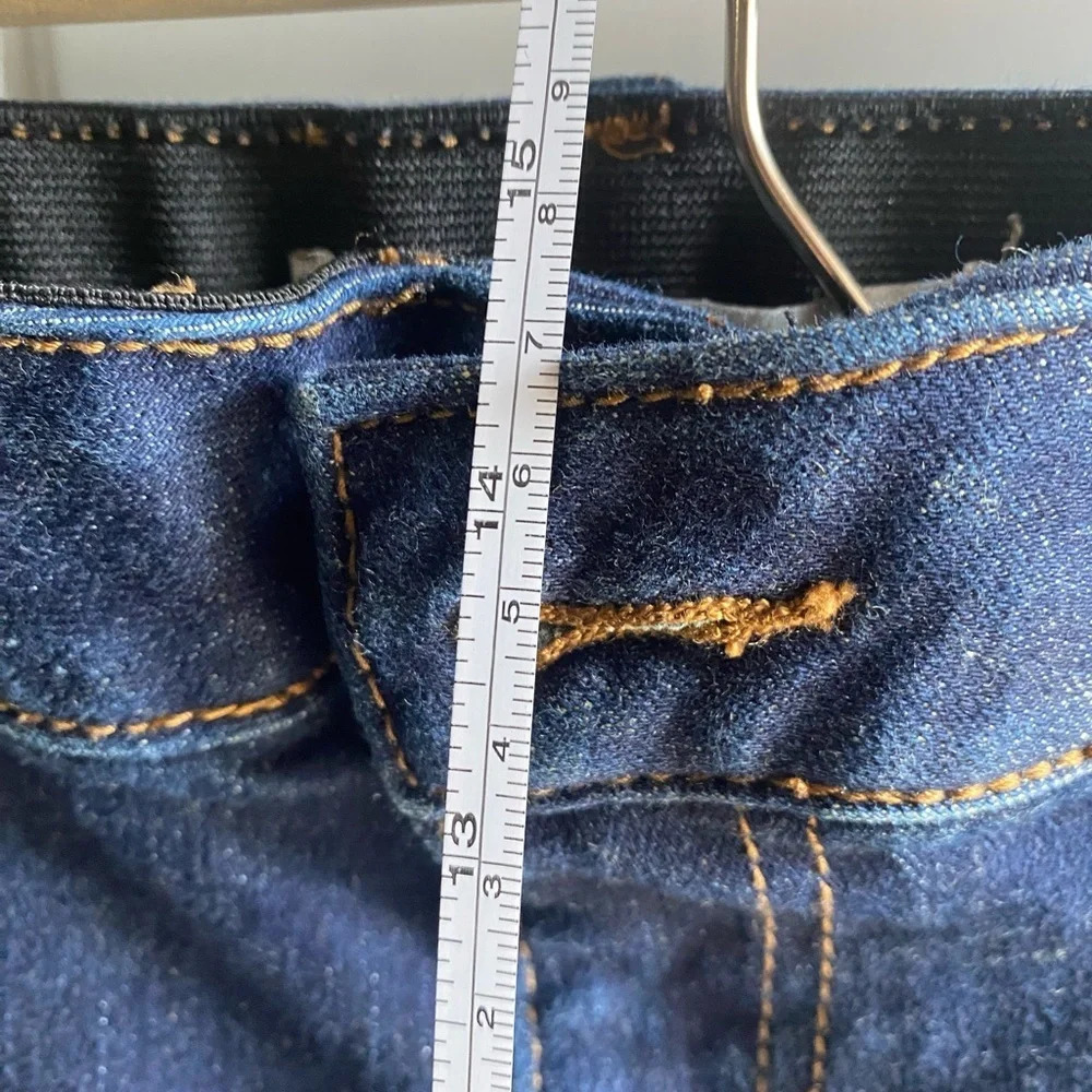 Eat 1946 Denim Jeans Size 32W Bootcut Dark Denim Classic Stretch Americana - Picture 5 of 6